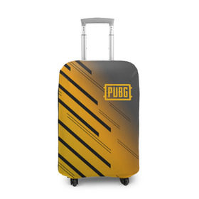 Чехол для чемодана 3D с принтом PUBG Cybersport в Петрозаводске, 86% полиэфир, 14% спандекс | двустороннее нанесение принта, прорези для ручек и колес | playerunknowns battlegrounds | pubg | боевик | шутеры
