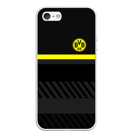 Чехол для iPhone 5/5S матовый с принтом FC Borussia 2018 Original #3 в Петрозаводске, Силикон | Область печати: задняя сторона чехла, без боковых панелей | боруссия | дортмунд