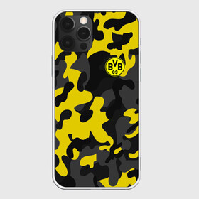 Чехол для iPhone 12 Pro с принтом Borussia 2018 Military Sport в Петрозаводске, силикон | область печати: задняя сторона чехла, без боковых панелей | боруссия | дортмунд