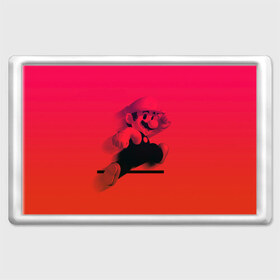 Магнит 45*70 с принтом Mario в Петрозаводске, Пластик | Размер: 78*52 мм; Размер печати: 70*45 | Тематика изображения на принте: nintendo | марио | нинтендо
