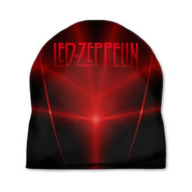 Шапка 3D с принтом Led Zeppelin в Петрозаводске, 100% полиэстер | универсальный размер, печать по всей поверхности изделия | 