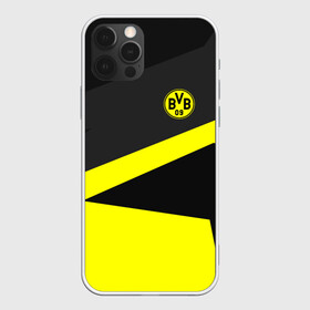 Чехол для iPhone 12 Pro с принтом Borussia 2018 Geometry Sport в Петрозаводске, силикон | область печати: задняя сторона чехла, без боковых панелей | Тематика изображения на принте: fc |  borussia dortmund | боруссия | спорт | спортивные | фк | футбол | футбольный клуб