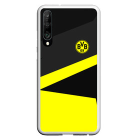 Чехол для Honor P30 с принтом Borussia 2018 Geometry Sport в Петрозаводске, Силикон | Область печати: задняя сторона чехла, без боковых панелей | Тематика изображения на принте: fc |  borussia dortmund | боруссия | спорт | спортивные | фк | футбол | футбольный клуб