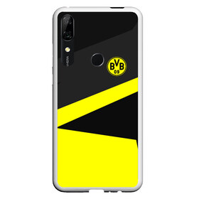 Чехол для Honor P Smart Z с принтом Borussia 2018 Geometry Sport в Петрозаводске, Силикон | Область печати: задняя сторона чехла, без боковых панелей | fc |  borussia dortmund | боруссия | спорт | спортивные | фк | футбол | футбольный клуб