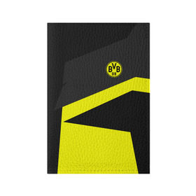Обложка для паспорта матовая кожа с принтом Borussia 2018 Geometry Sport в Петрозаводске, натуральная матовая кожа | размер 19,3 х 13,7 см; прозрачные пластиковые крепления | fc |  borussia dortmund | боруссия | спорт | спортивные | фк | футбол | футбольный клуб