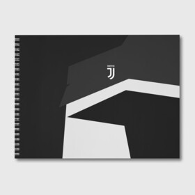 Альбом для рисования с принтом Juventus 2018 Geometry Sport в Петрозаводске, 100% бумага
 | матовая бумага, плотность 200 мг. | Тематика изображения на принте: fc | juventus | спорт | спортивные | фк | футбол | футбольный клуб | ювентус