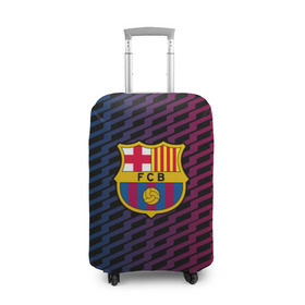 Чехол для чемодана 3D с принтом FC Barca 2018 Creative uniform в Петрозаводске, 86% полиэфир, 14% спандекс | двустороннее нанесение принта, прорези для ручек и колес | fc | fc barcelona | fcb | барселона | спорт | спортивные | фк | футбол | футбольный клуб