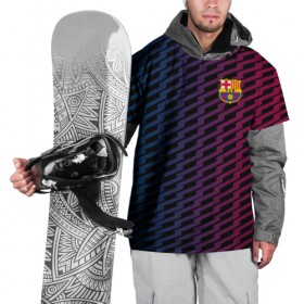 Накидка на куртку 3D с принтом FC Barca 2018 Creative uniform в Петрозаводске, 100% полиэстер |  | fc | fc barcelona | fcb | барселона | спорт | спортивные | фк | футбол | футбольный клуб