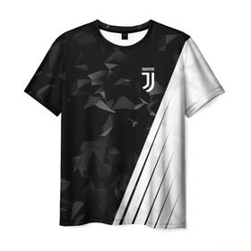 Мужская футболка 3D с принтом Juventus 2018 Abstract в Петрозаводске, 100% полиэфир | прямой крой, круглый вырез горловины, длина до линии бедер | fly emirates | juventus | ronaldo | клуб | линии | мода | модные | мяч | реал мадрид | спорт | спортивные | стиль | футбол | футбольный клуб | экстрим | эмблема | ювентус