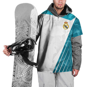 Накидка на куртку 3D с принтом Real Madrid 2018 Abstract в Петрозаводске, 100% полиэстер |  | fc | real madrid | реал мадрид | спорт | спортивные | фк | футбол | футбольный клуб