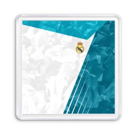 Магнит 55*55 с принтом Real Madrid 2018 Abstract в Петрозаводске, Пластик | Размер: 65*65 мм; Размер печати: 55*55 мм | fc | real madrid | реал мадрид | спорт | спортивные | фк | футбол | футбольный клуб