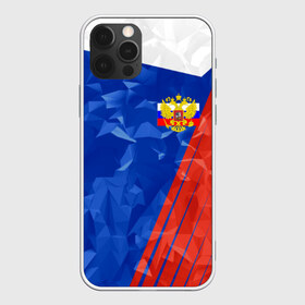 Чехол для iPhone 12 Pro Max с принтом RUSSIA - Tricolor Collection в Петрозаводске, Силикон |  | Тематика изображения на принте: russia | герб | россия | триколор | флаг