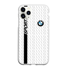 Чехол для iPhone 11 Pro матовый с принтом BMW 2018 White Sport в Петрозаводске, Силикон |  | bmw | автомобильные | бмв | машины