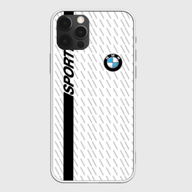 Чехол для iPhone 12 Pro с принтом BMW 2018 White Sport в Петрозаводске, силикон | область печати: задняя сторона чехла, без боковых панелей | bmw | автомобильные | бмв | машины