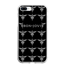 Чехол для iPhone 7Plus/8 Plus матовый с принтом Bon Jovi в Петрозаводске, Силикон | Область печати: задняя сторона чехла, без боковых панелей | bon | jovi | бон | джови