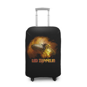 Чехол для чемодана 3D с принтом Led Zeppelin в Петрозаводске, 86% полиэфир, 14% спандекс | двустороннее нанесение принта, прорези для ручек и колес | led zeppelin | джимми пейдж | джон генри бонэм | джон пол джонс | лед зепелен | лед зеппелин | роберт плант | рок группа