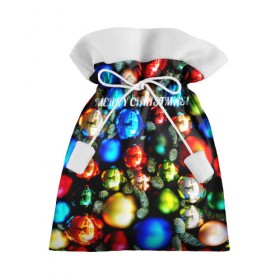Подарочный 3D мешок с принтом Merry Christmas в Петрозаводске, 100% полиэстер | Размер: 29*39 см | Тематика изображения на принте: christmas | new year | новый год | рождество