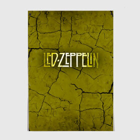 Постер с принтом Led Zeppelin в Петрозаводске, 100% бумага
 | бумага, плотность 150 мг. Матовая, но за счет высокого коэффициента гладкости имеет небольшой блеск и дает на свету блики, но в отличии от глянцевой бумаги не покрыта лаком | led zeppelin | группа | джимми пейдж | джон генри бонэм | джон пол джонс | лед зепелен | лед зеппелин | роберт плант | рок