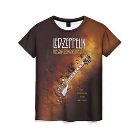 Женская футболка 3D с принтом Led Zeppelin в Петрозаводске, 100% полиэфир ( синтетическое хлопкоподобное полотно) | прямой крой, круглый вырез горловины, длина до линии бедер | led | led zeppelin | блюз | группа | джимми пейдж | джон генри бонэм | джон пол джонс | лед зепелен | лед зеппелин | метал | роберт плант | рок | тяжелый | фолк | хард | хардрок | хеви | хевиметал