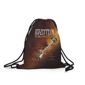 Рюкзак-мешок 3D с принтом Led Zeppelin в Петрозаводске, 100% полиэстер | плотность ткани — 200 г/м2, размер — 35 х 45 см; лямки — толстые шнурки, застежка на шнуровке, без карманов и подкладки | led | led zeppelin | блюз | группа | джимми пейдж | джон генри бонэм | джон пол джонс | лед зепелен | лед зеппелин | метал | роберт плант | рок | тяжелый | фолк | хард | хардрок | хеви | хевиметал