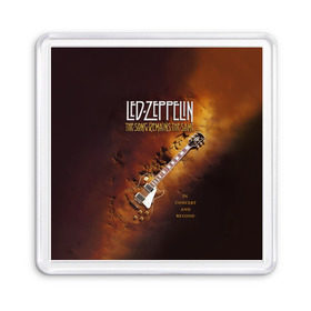 Магнит 55*55 с принтом Led Zeppelin в Петрозаводске, Пластик | Размер: 65*65 мм; Размер печати: 55*55 мм | Тематика изображения на принте: led | led zeppelin | блюз | группа | джимми пейдж | джон генри бонэм | джон пол джонс | лед зепелен | лед зеппелин | метал | роберт плант | рок | тяжелый | фолк | хард | хардрок | хеви | хевиметал