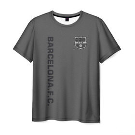 Мужская футболка 3D с принтом FC Barca 2018 Vintage в Петрозаводске, 100% полиэфир | прямой крой, круглый вырез горловины, длина до линии бедер | fc | fc barcelona | fcb | барселона | спорт | спортивные | фк | футбол | футбольный клуб