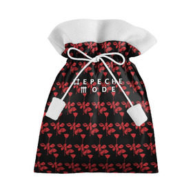 Подарочный 3D мешок с принтом Depeche Mode в Петрозаводске, 100% полиэстер | Размер: 29*39 см | depeche mode | вестник моды | депеш мод | дэйв гаан | мартин гор | роза | энди флетчер