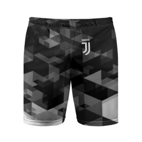 Мужские шорты спортивные с принтом JUVENTUS GEOMETRY SPORT в Петрозаводске,  |  | fc | juventus | спорт | спортивные | фк | футбол | футбольный клуб | ювентус