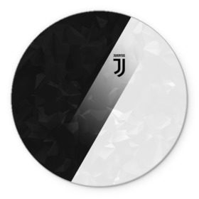 Коврик круглый с принтом Juventus 2018 Элита в Петрозаводске, резина и полиэстер | круглая форма, изображение наносится на всю лицевую часть | fc | juventus | спорт | спортивные | фк | футбол | футбольный клуб | ювентус