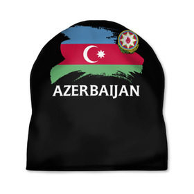 Шапка 3D с принтом Азербайджан в Петрозаводске, 100% полиэстер | универсальный размер, печать по всей поверхности изделия | azerbaijan | azerbaycan | baku | sssr | азербайджан | азербайджанская | азия | айзербайджан | баку | карта | мусульмане | народ | республика | советский союз | ссср | страна | флаг