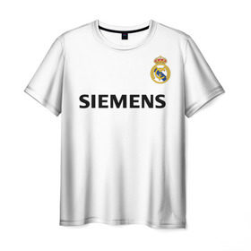 Мужская футболка 3D с принтом Zidane ретро в Петрозаводске, 100% полиэфир | прямой крой, круглый вырез горловины, длина до линии бедер | Тематика изображения на принте: champions | league | madrid | real | retro | spain | zidane | zinedine | зидан | зинедин | лига | мадрид | реал | ретро | чемпионов