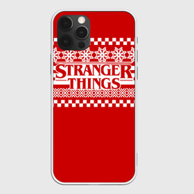 Чехол для iPhone 12 Pro Max с принтом Свитер Stranger Things в Петрозаводске, Силикон |  | stranger things | новогодний | очень странные дела | праздничный | рождество | свитер