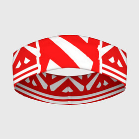 Повязка на голову 3D с принтом СВИТЕР DOTA 2 НОВОГОДНИЙ в Петрозаводске,  |  | dota | dota 2 | logo | rpg | дота | игры | лого | логотип | новый год