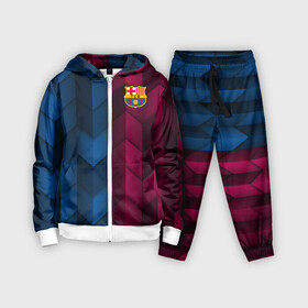 Детский костюм 3D с принтом FC Barca 2018 Creative uniform в Петрозаводске,  |  | fc | fc barcelona | fcb | барселона | спорт | спортивные | фк | футбол | футбольный клуб