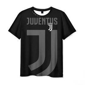 Мужская футболка 3D с принтом Juventus 2018 Original в Петрозаводске, 100% полиэфир | прямой крой, круглый вырез горловины, длина до линии бедер | fc | juventus | спорт | спортивные | фк | футбол | футбольный клуб | ювентус