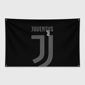 Флаг-баннер с принтом Juventus 2018 Original в Петрозаводске, 100% полиэстер | размер 67 х 109 см, плотность ткани — 95 г/м2; по краям флага есть четыре люверса для крепления | fc | juventus | спорт | спортивные | фк | футбол | футбольный клуб | ювентус