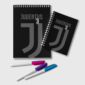 Блокнот с принтом Juventus 2018 Original в Петрозаводске, 100% бумага | 48 листов, плотность листов — 60 г/м2, плотность картонной обложки — 250 г/м2. Листы скреплены удобной пружинной спиралью. Цвет линий — светло-серый
 | Тематика изображения на принте: fc | juventus | спорт | спортивные | фк | футбол | футбольный клуб | ювентус