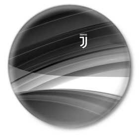 Значок с принтом Juventus 2018 Original в Петрозаводске,  металл | круглая форма, металлическая застежка в виде булавки | fc | juventus | спорт | спортивные | фк | футбол | футбольный клуб | ювентус