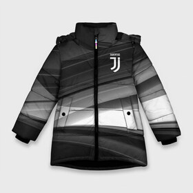 Зимняя куртка для девочек 3D с принтом Juventus 2018 Original в Петрозаводске, ткань верха — 100% полиэстер; подклад — 100% полиэстер, утеплитель — 100% полиэстер. | длина ниже бедра, удлиненная спинка, воротник стойка и отстегивающийся капюшон. Есть боковые карманы с листочкой на кнопках, утяжки по низу изделия и внутренний карман на молнии. 

Предусмотрены светоотражающий принт на спинке, радужный светоотражающий элемент на пуллере молнии и на резинке для утяжки. | fc | juventus | спорт | спортивные | фк | футбол | футбольный клуб | ювентус