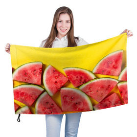 Флаг 3D с принтом арбуз в Петрозаводске, 100% полиэстер | плотность ткани — 95 г/м2, размер — 67 х 109 см. Принт наносится с одной стороны | berry | food | fruit | health | rest | summer | vegan | vegetarianism | vitamins | watermelon | арбуз | веган | вегетарианство | витамины | еда | здоровье | лето | отдых | фрукты | ягода
