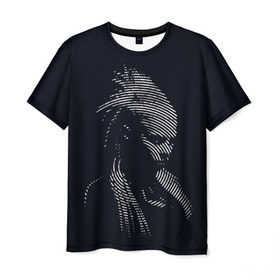 Мужская футболка 3D с принтом Йоланди Фиссер в Петрозаводске, 100% полиэфир | прямой крой, круглый вырез горловины, длина до линии бедер | die antwoord | yolandi visser |   | йоланди фиссер