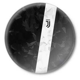 Значок с принтом Juventus 2018 Line в Петрозаводске,  металл | круглая форма, металлическая застежка в виде булавки | fc | juventus | спорт | спортивные | фк | футбол | футбольный клуб | ювентус