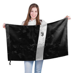 Флаг 3D с принтом Juventus 2018 Line в Петрозаводске, 100% полиэстер | плотность ткани — 95 г/м2, размер — 67 х 109 см. Принт наносится с одной стороны | fc | juventus | спорт | спортивные | фк | футбол | футбольный клуб | ювентус