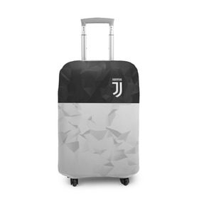 Чехол для чемодана 3D с принтом Juventus 2018 Black and White в Петрозаводске, 86% полиэфир, 14% спандекс | двустороннее нанесение принта, прорези для ручек и колес | fc | juventus | спорт | спортивные | фк | футбол | футбольный клуб | ювентус