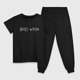 Детская пижама хлопок с принтом Bad Witch в Петрозаводске, 100% хлопок |  брюки и футболка прямого кроя, без карманов, на брюках мягкая резинка на поясе и по низу штанин
 | ahs | american horror story | американская история ужасов