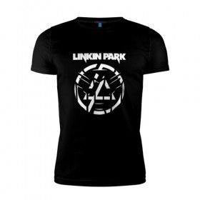 Мужская футболка премиум с принтом Linkin Park в Петрозаводске, 92% хлопок, 8% лайкра | приталенный силуэт, круглый вырез ворота, длина до линии бедра, короткий рукав | 