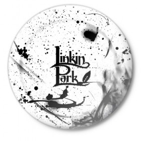 Значок с принтом Linkin Park в Петрозаводске,  металл | круглая форма, металлическая застежка в виде булавки | chester bennington | linkin park | беннингтон честер | линкин парк