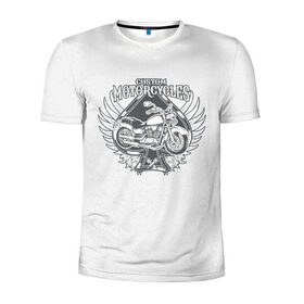 Мужская футболка 3D спортивная с принтом Vintage motocycle 4 в Петрозаводске, 100% полиэстер с улучшенными характеристиками | приталенный силуэт, круглая горловина, широкие плечи, сужается к линии бедра | 