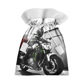 Подарочный 3D мешок с принтом Kawasaki в Петрозаводске, 100% полиэстер | Размер: 29*39 см | Тематика изображения на принте: motorbike | motorcycle | race | rider | ryder | speed | yamaha | байк | гонки | гонщик | кавасаки | мото | мотобайк | мотоцикл | райдер | скорость | ямаха