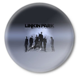 Значок с принтом Группа Linkin Park в Петрозаводске,  металл | круглая форма, металлическая застежка в виде булавки | bennington | chester | linkin park | альтернативный | беннингтон | группа | ленкин | линкин | майк | метал | музыкант | ню | нюметал | парк | певец | рок | рэп | честер | электроник